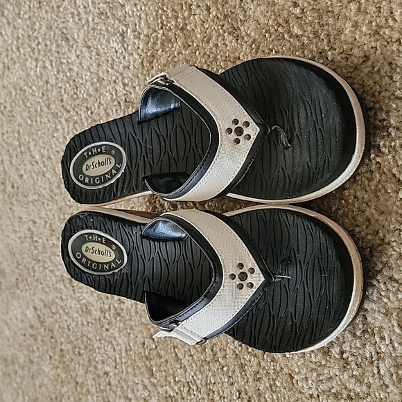 NIB Dr. Scholl's Black Granger Sandals 13M